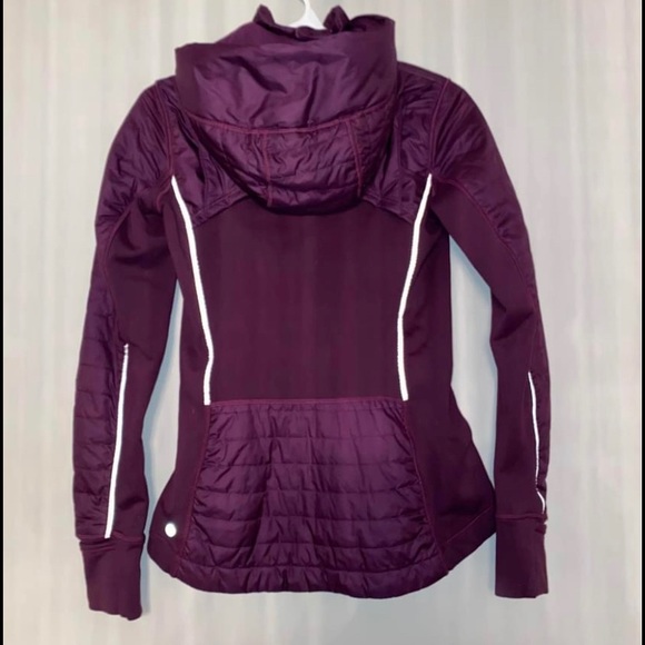 Lululemon First Mile Jacket Darkest Magenta size 4 - Picture 5 of 6